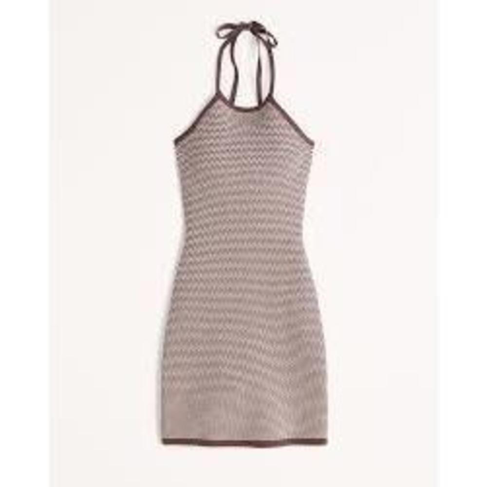 Abercrombie HALTER CROCHET MINI DRESS | XL | NWT